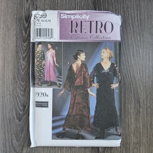 NEW Simplicity 8739 Misses' Retro Costume Collection 1920s Pattern (Size N)